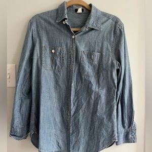 Classic J crew chambray shirt
